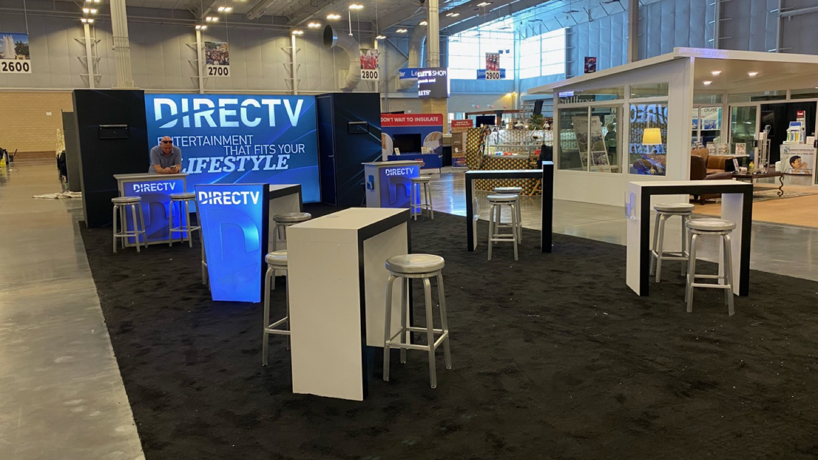 A booth for vendors at an event.